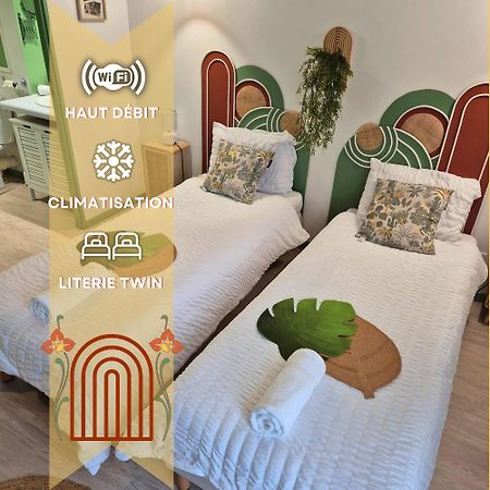 Boudoir - Clim-Wifi-Twin-Gare Lägenhet Lourdes Exteriör bild