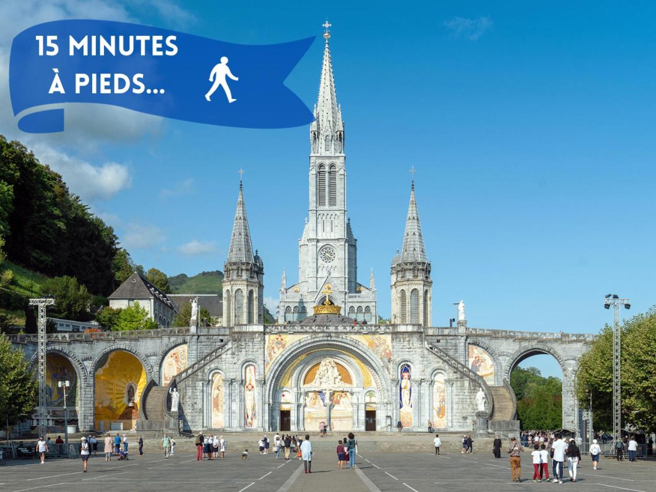 Boudoir - Clim-Wifi-Twin-Gare Lägenhet Lourdes Exteriör bild